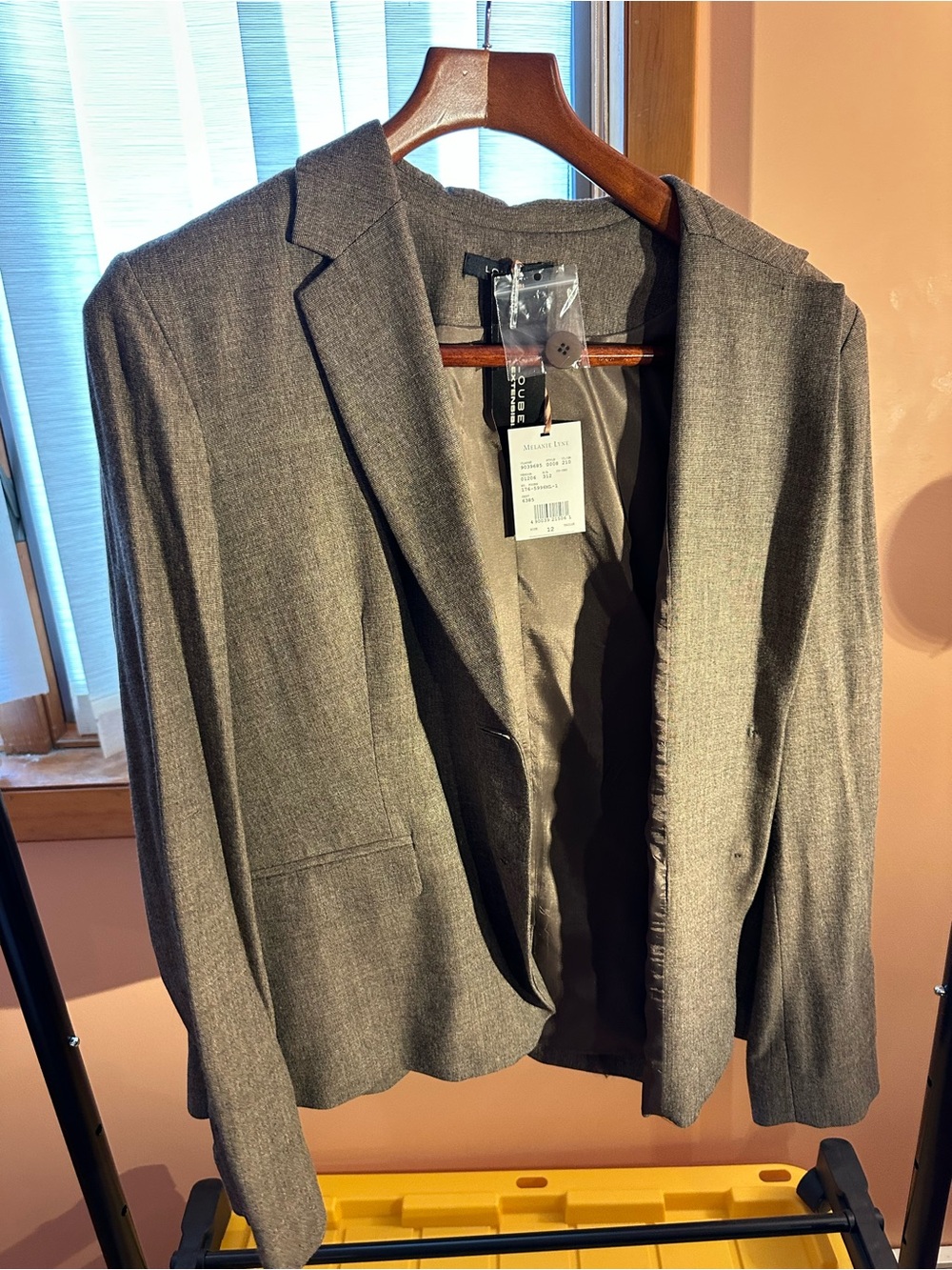 Gray Blazer - Classic Tailored Suit Jacket